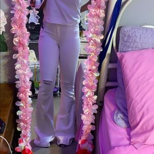 “I’ll see ya there” flare jeans